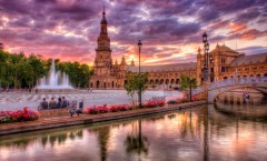 Севилья_Испания_мост_через_реку-Гвадалкивир